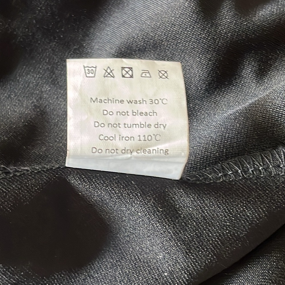 Allegra K Womens L Dress Black Contrast Button Decor Long Sleeve Work Office NWT - Picture 12 of 12